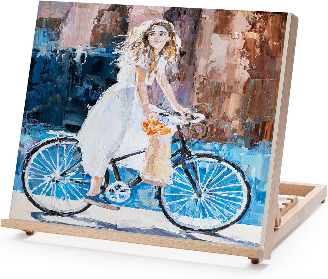 ARTIFY Adjustable Wood Tabletop Painting Easel, Adjustable Angle Drafting Table Easel Drawing and Sketching Board with Smooth Surface, for Artists, Beginners & Student, Z1